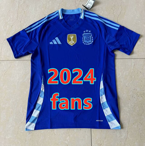 Argentina Away Fans Version Jersey S-4XL