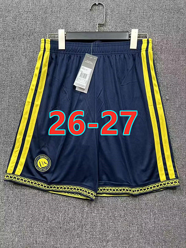 26-27 Al-Nassr Home Fans Version Shorts S-2XL