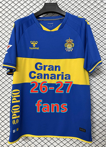 26-27 Las Palmas Away Fans Version Jersey S-4XL