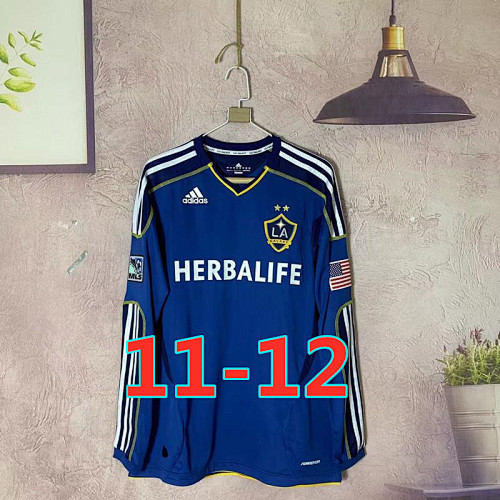 LA Galaxy Retro 11-12 Long Sleeve Jersey S-2XL