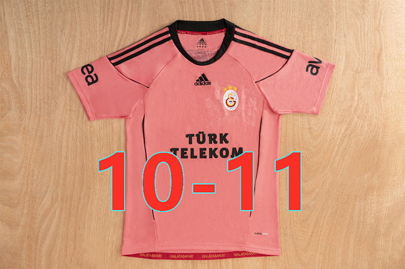 10-11 Galatasaray Third Retro Jersey S-2XL
