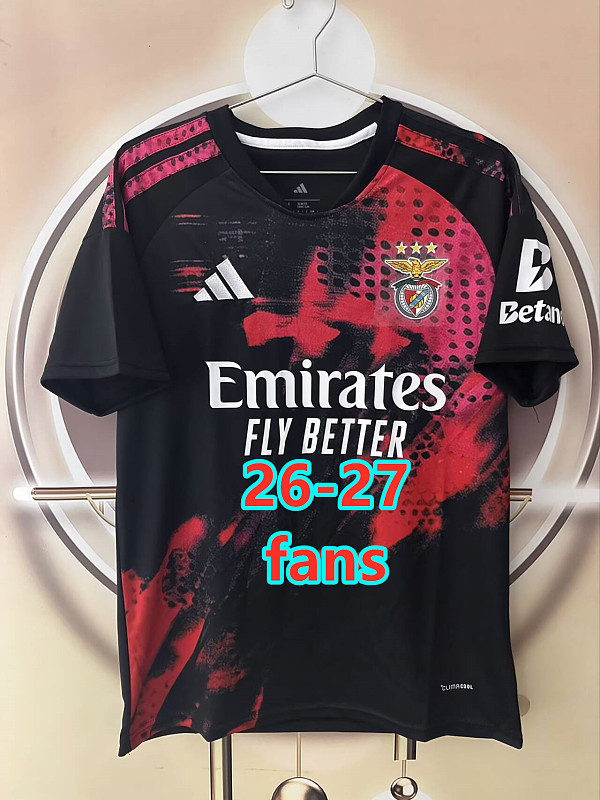 26-27 Benfica Third Fans Version Jersey S-4XL