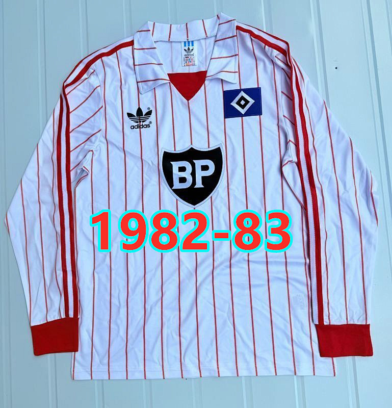 Hamburger SV Home Retro Long Sleeve Jersey S-2XL