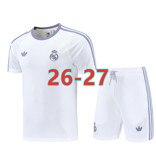 26-27 Real Madrid Short Sleeve Tracksuit S-2XL