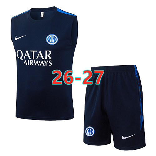 26-27 Inter Milan Vest Tracksuit S-2XL