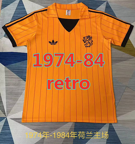 Netherlands Retro Home Jersey S-2XL