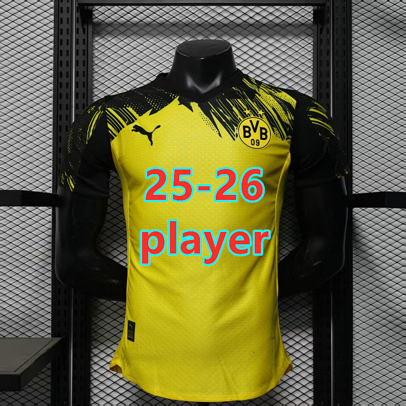 25-26 Dotmund Home Player Version Jersey S-4XL