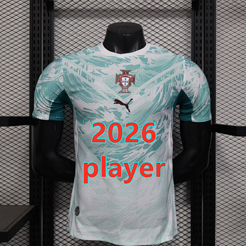 Portugal Away Player Version Jersey S-4XL