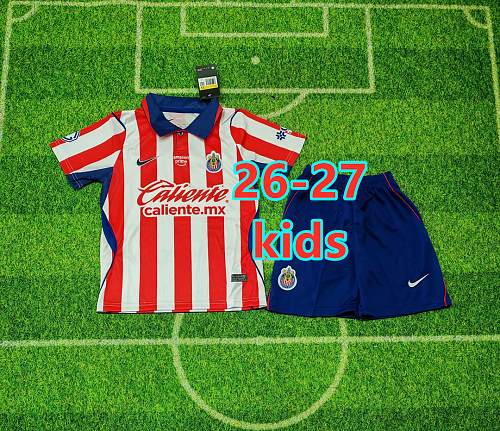 26-27 Chivas USA Home Kids Jersey+shorts Kit 16 -28