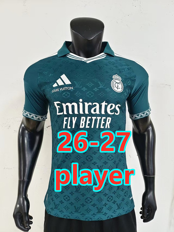 Louis Vuitton 26-27 Real Madrid Special Player Version Jersey S-2XL