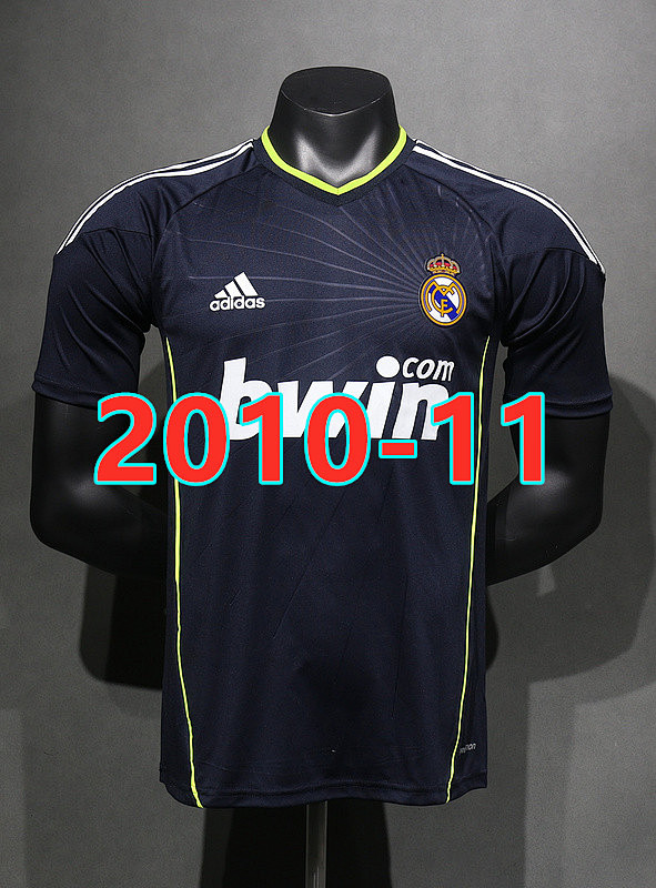 Real Madrid Away Retro Player Jersey S-2XL