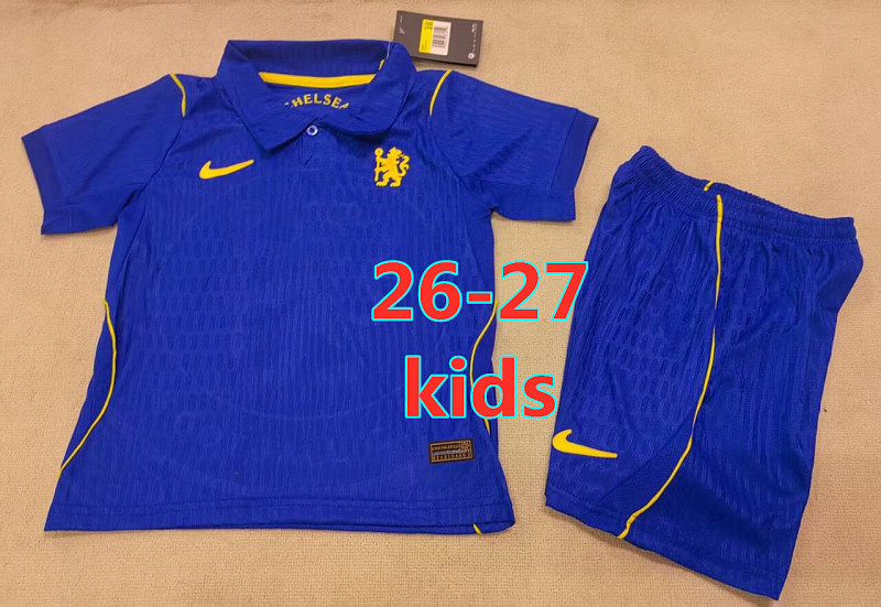 26-27 Chelsea Home Kids Jersey+shorts 16 -28