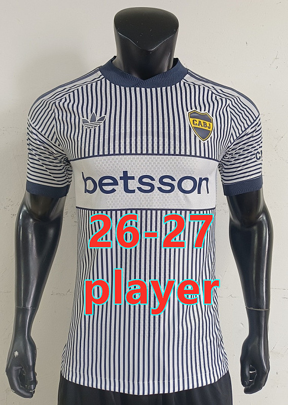 26-27 Boca Juniors Away Player Version Jersey S-2XL