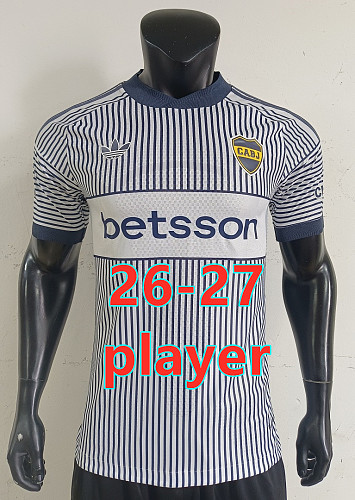 26-27 Boca Juniors Away Player Version Jersey S-2XL
