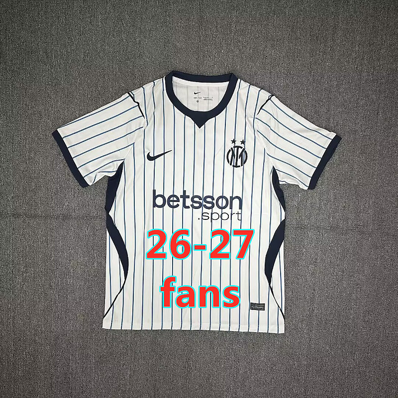 26-27 Inter Milan Away Fans Jersey S-4XL