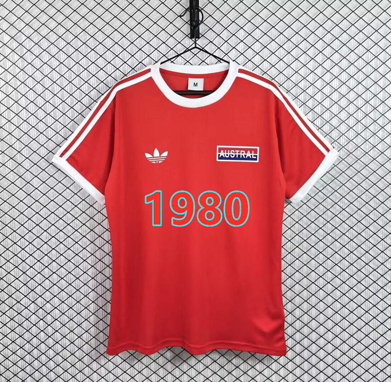 Argentina Home Retro Fans Version Jersey S-2XL