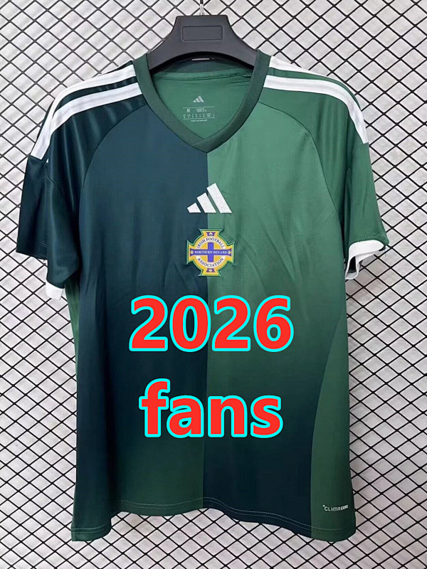 North Ireland Home Fans Version Jersey S-4XL