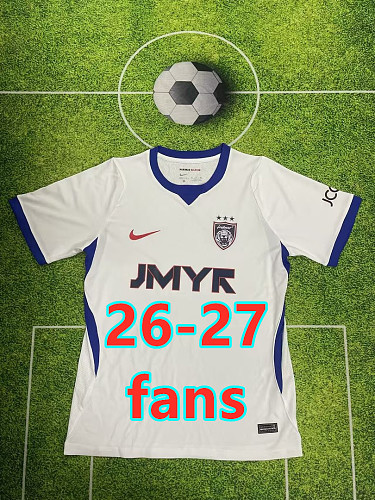 26-27 Johor DT Away Fans Version Jersey S-4XL