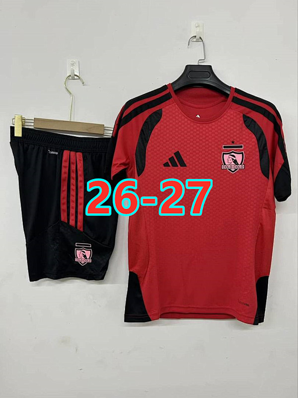 26-27 Colo-Colo Short Sleeve Tracksuit Kit S-3XL
