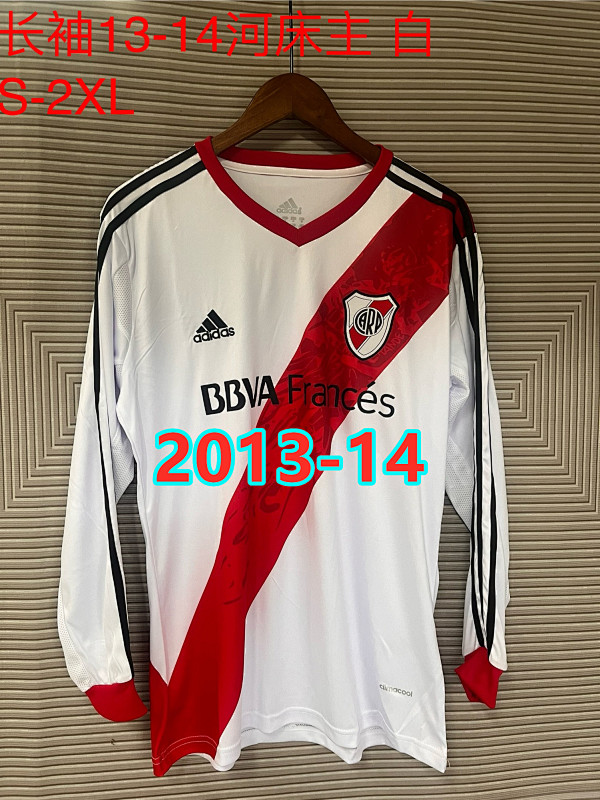 River Plate Home Retro Long Jersey S-2XL