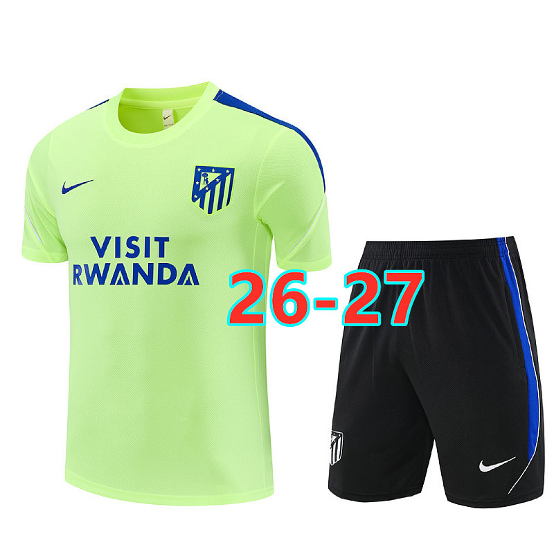 26-27 Atletico Madrid Short Sleeve Tracksuit S-2XL