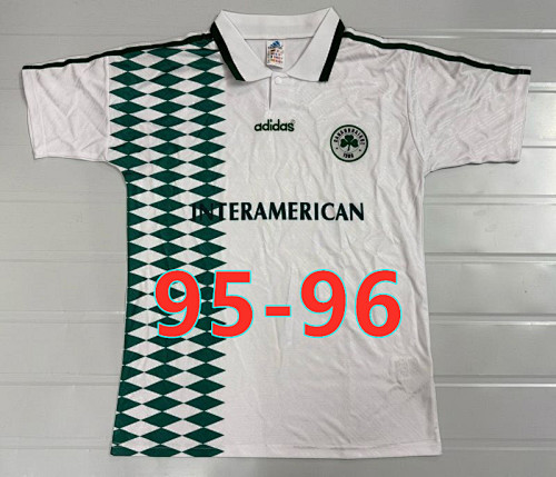 95-96 Panathinaikos Away Retro Jersey S-2XL