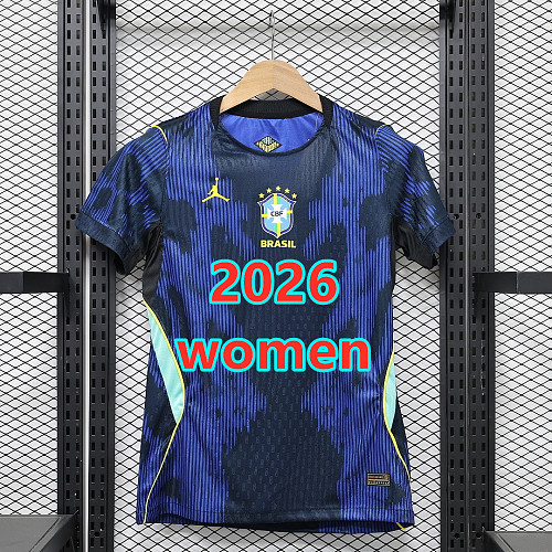 Brazil Away Women Player 16 Teams Jersey S-2XL 16