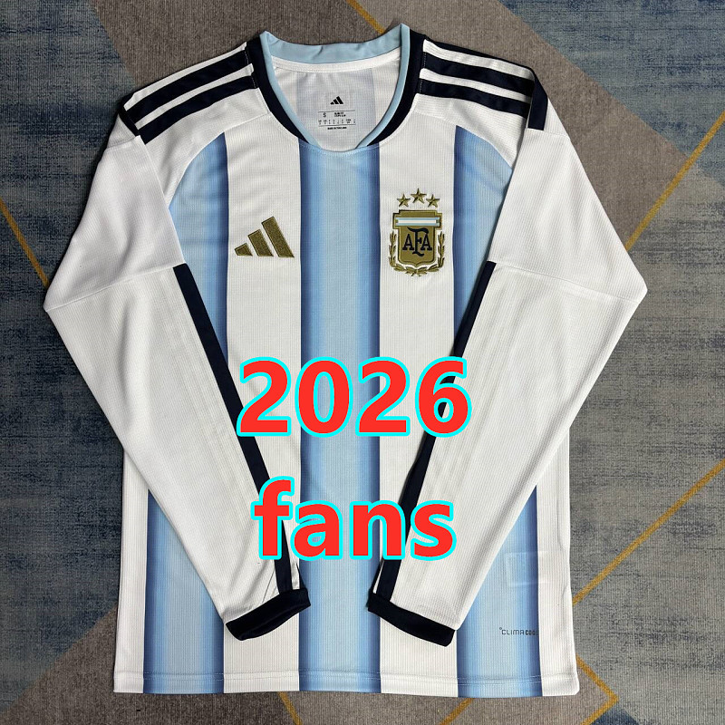 Argentina Home Fans Long 32 Teams Jersey S-4XL 32