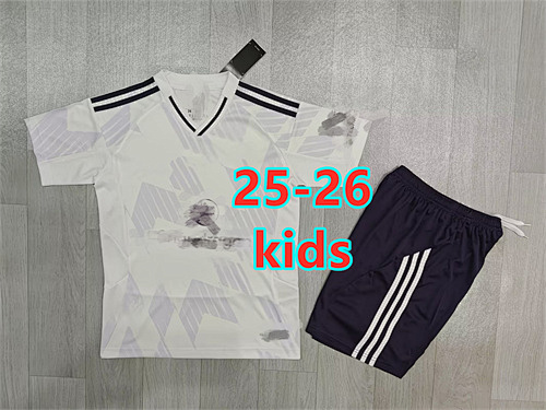 25-26 Manchester United Away Kids Jersey+shorts Kit 16 -28