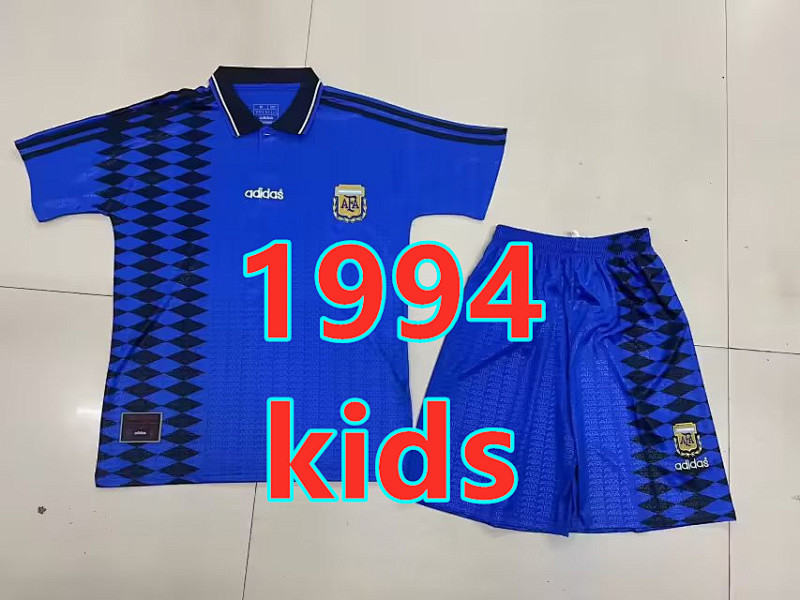 Argentina Home Kids Jersey+shorts Kit 16 -28