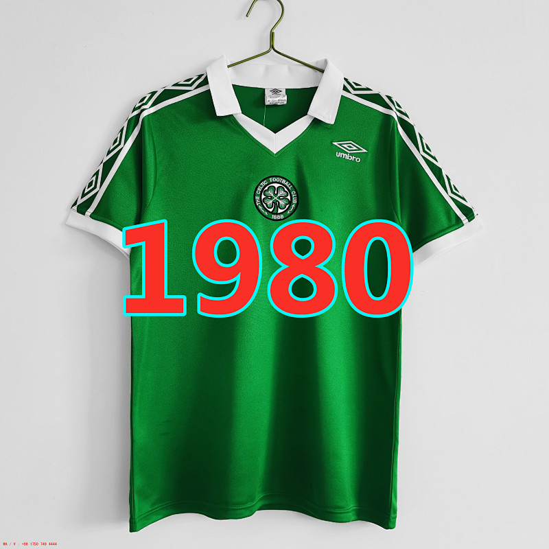 Celtic Retro TopThai Quality Home Jersey S-2XL
