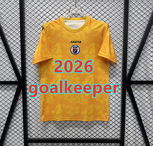 Haïti Goalkeeper Fans Version Jersey S-4XL