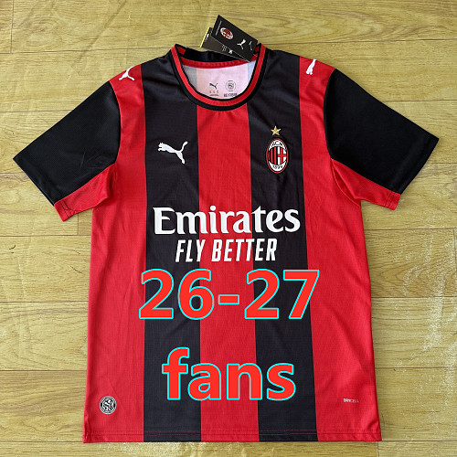 26-27 AC Milan Home Fans Version Jersey S-4XL AC