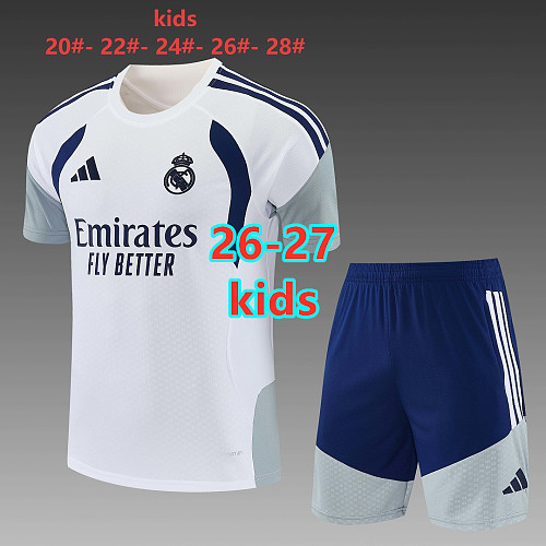 26-27 Real Madrid Kids Short Sleeve Tracksuit 20 -28