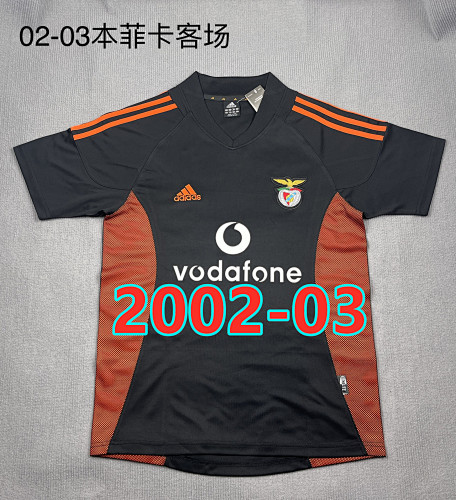 02-03 Benfica Away Retro TopThai Quality Jersey S-2XL