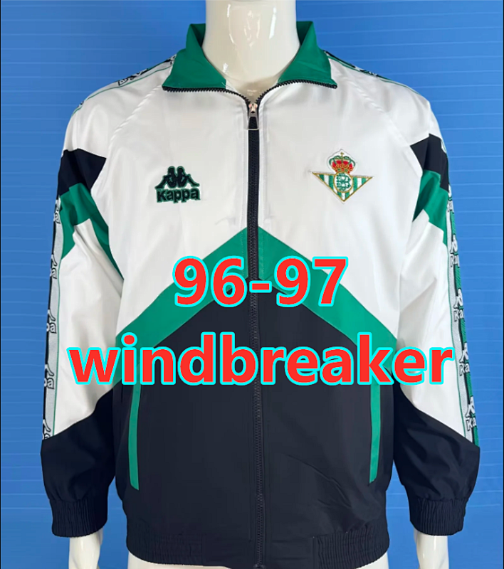 96-97 Real Betis Retro Windbreaker S-2XL