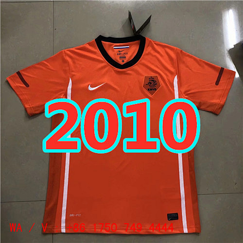 Netherlands Retro TopThai Quality Home Jersey S-2XL