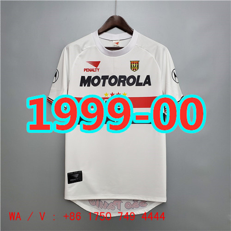 Sao Paulo Retro TopThai Quality Home Jersey S-2XL