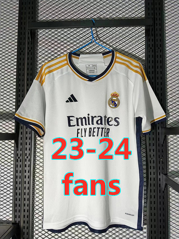 Real Madrid Fans Version 23-24 Home Jersey S-2XL