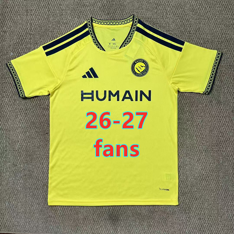 26-27 Al-Nassr Home Fans Version Jersey S-4XL