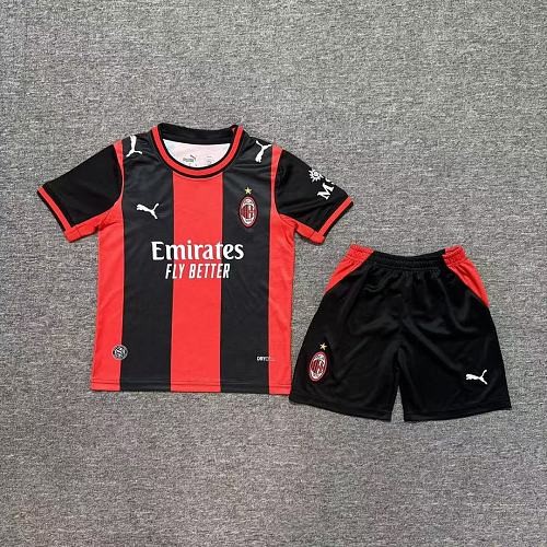 26-27 AC Milan Home Kids Jersey+shorts Kit 16 -28 AC