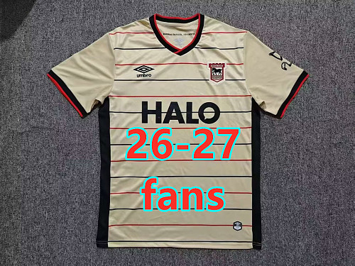 26-27 Ipswich Town Away Fans Version Jersey S-4XL