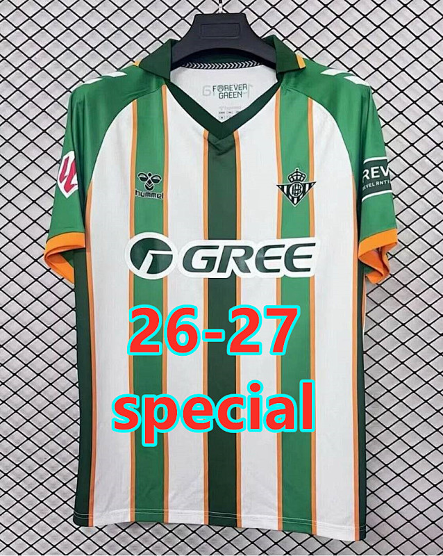 26-27 Real Betis Special Fans Version Jersey S-4XL