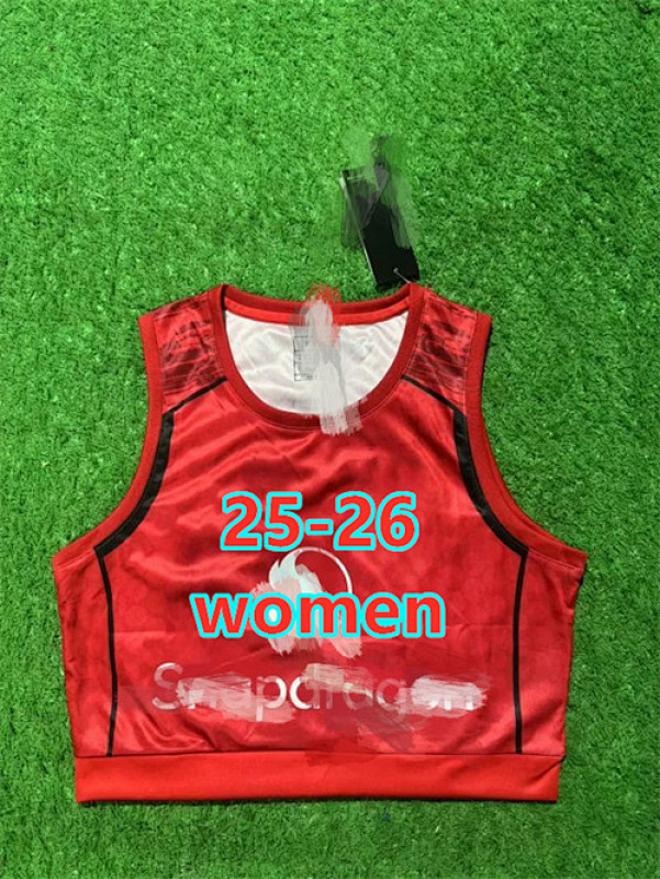 25-26 Manchester United Home Women Vest Jersey S-Xl