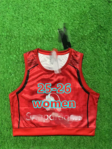 25-26 Manchester United Home Women Vest Jersey S-Xl