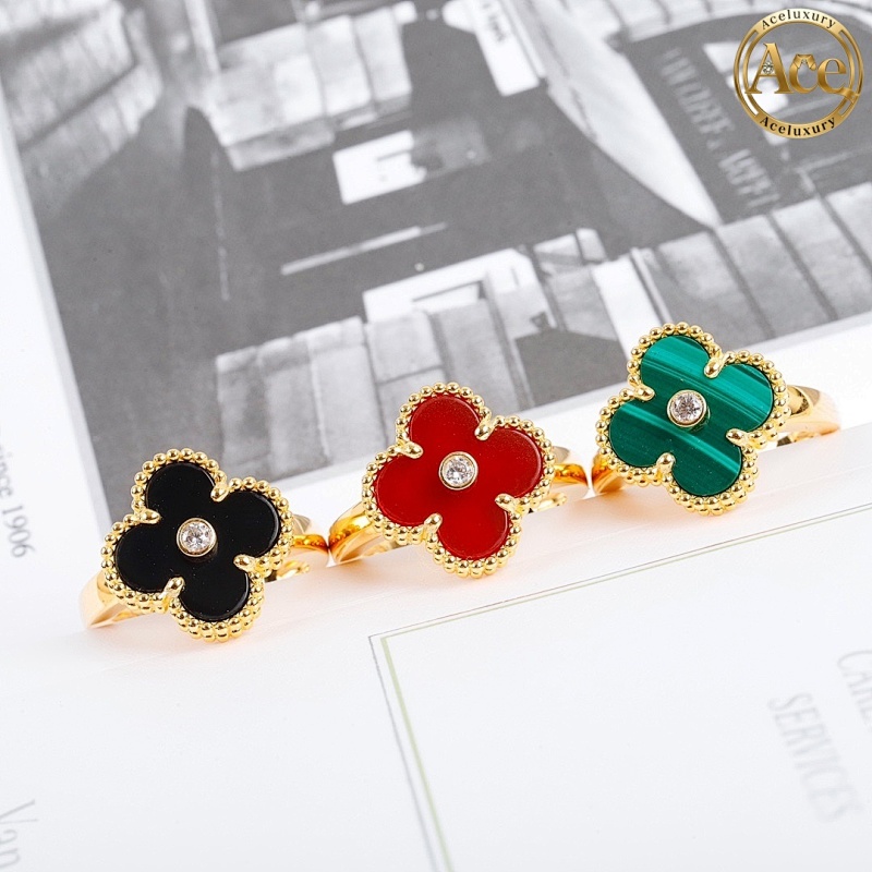Four-leaf Clover Diamond Ring
