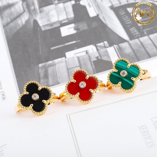 Four-leaf Clover Diamond Ring