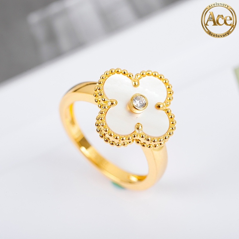 Four-leaf Clover Diamond Ring