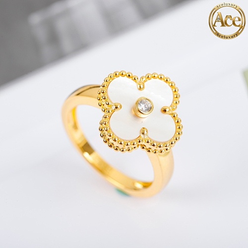 Four-leaf Clover Diamond Ring