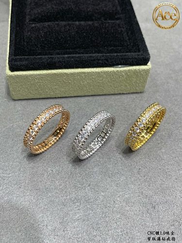 Narrow Single-row Full Diamond Ring